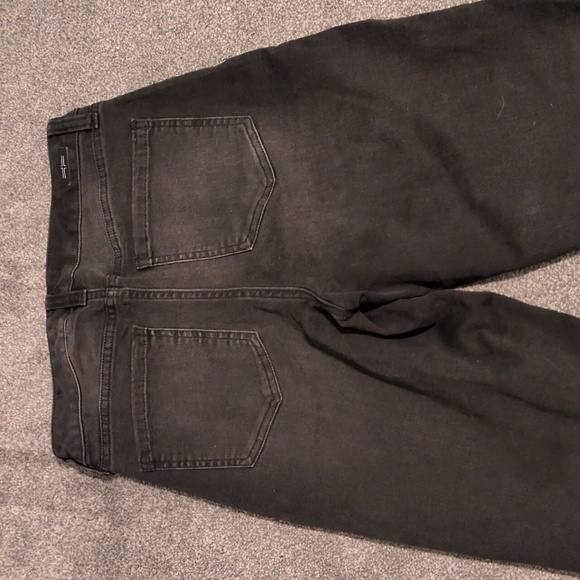 Liverpool The High Rise Straight Raw Hem Black Jeans Size 6/28 - Picture 9 of 9